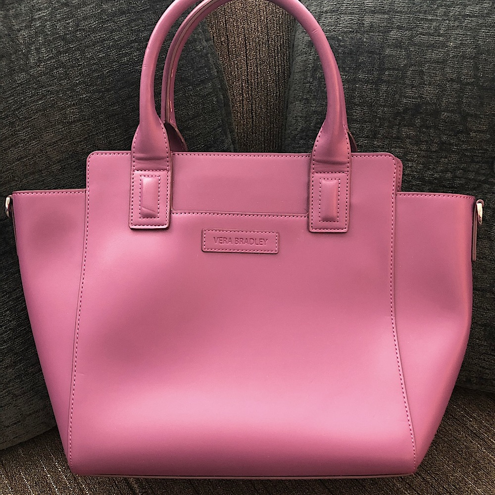 Vera Bradley Plum Leather Tote